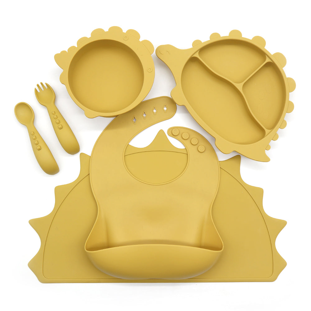 Baby Leon SUNSHINE Silicone Baby Feeding Set (6 pcs) – BabyLeon